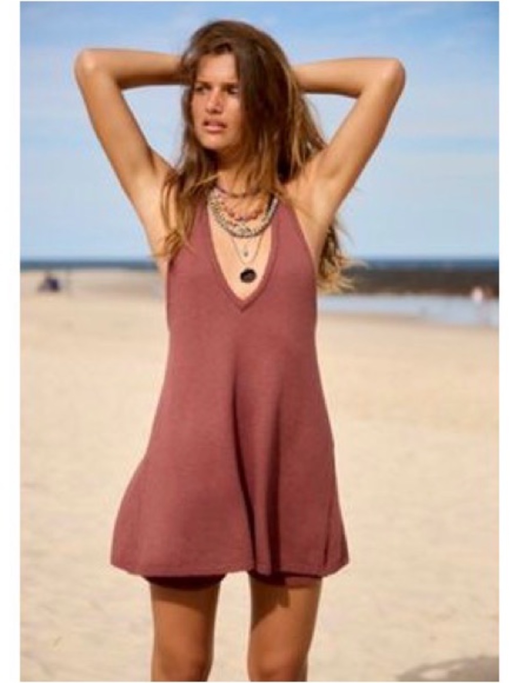 Free People Phia Sweater Set in Mocha